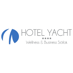 Hotel Yacht logó – modern négycsillagos wellness és business szálloda a Balatonnál, Siófokon.